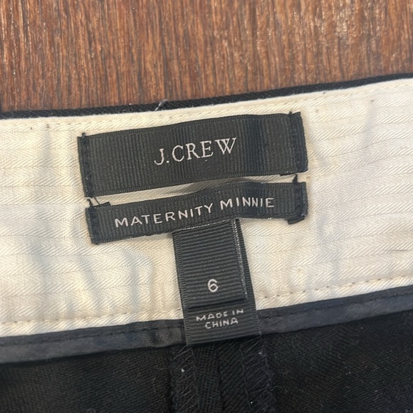 J. Crew maternity Minnie size 6. Black. - Picture 2 of 3